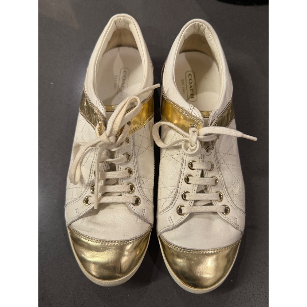 Christian Dior Sprint Basket Sneaker sz 37 US 6.5 Quilted Leather Low Top Luxury - Picture 7 of 10